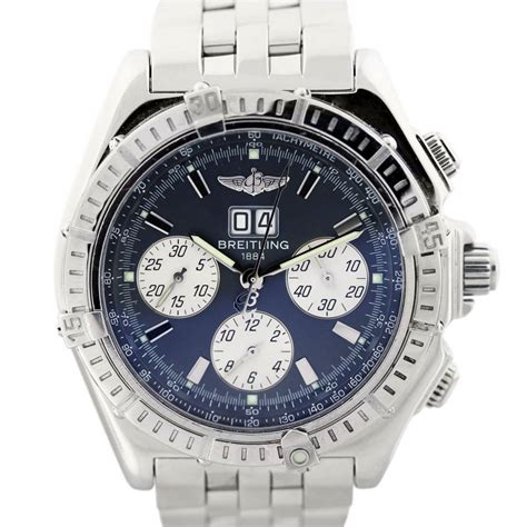 breitling windrider crosswind speial steel mens a44355|breitling crosswind windrider.